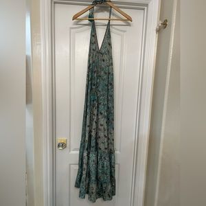 Silk BOHO maxi dress